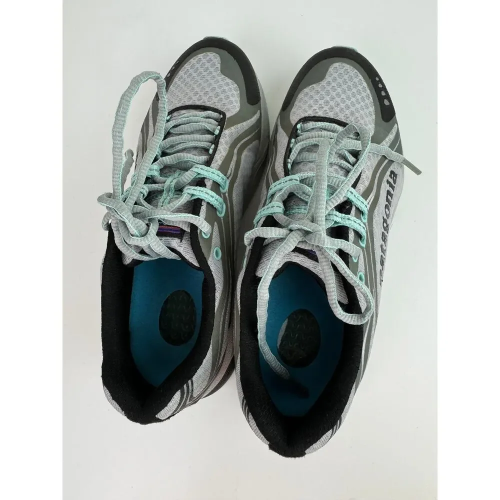 Patagonia Tsali 3.0 Womens Sneakers 7 Gray Polar Blue Trail Running Shoes T11498